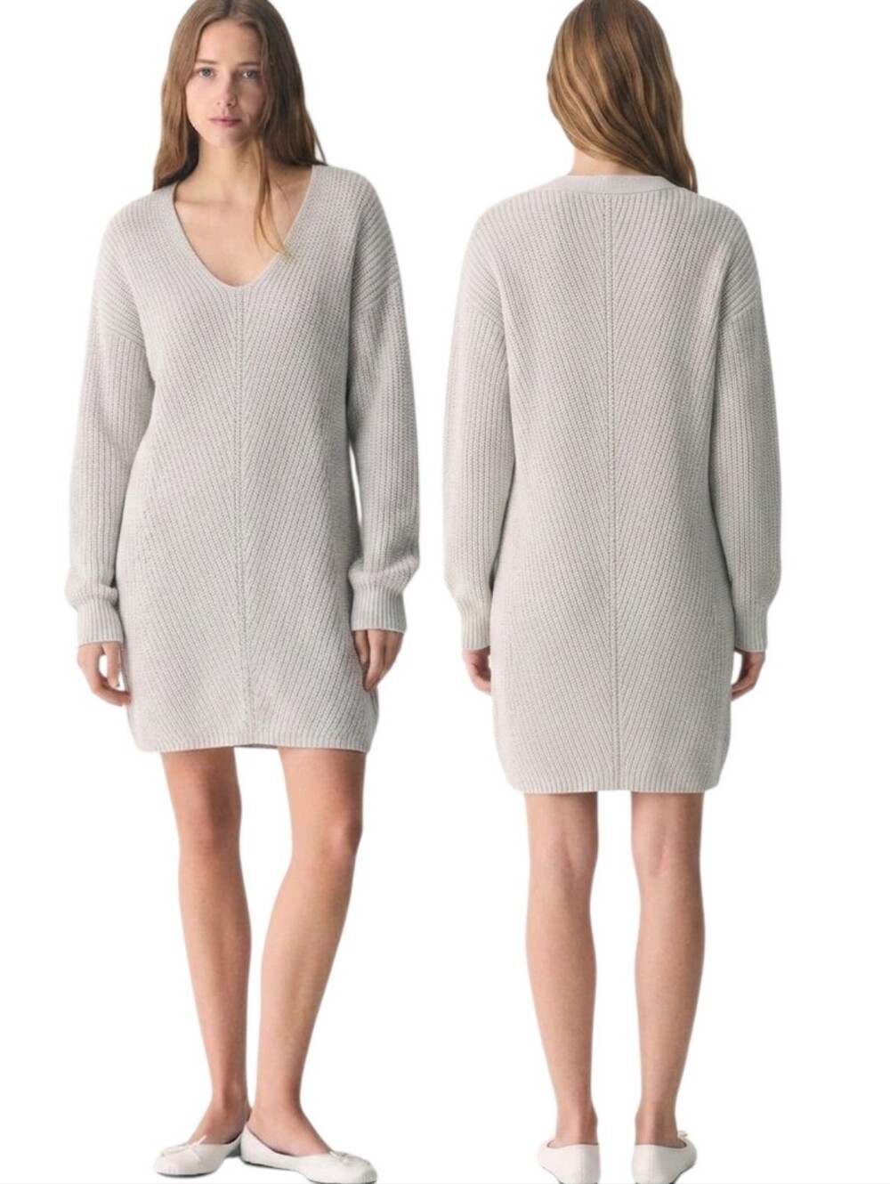 ARITZIA WILFRED Wool Cable Knit Super Soft Sweater Dress - Size M